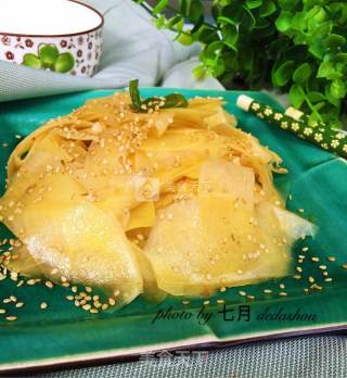 凉拌土豆片--土豆新吃法的做法步骤：7