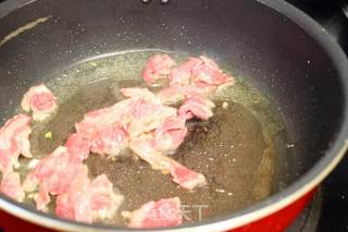 简单美味牛肉鸡蛋炒饭的做法步骤：6