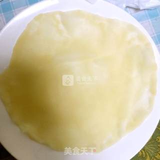 菜煎饼的做法步骤：4