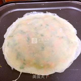 菜煎饼的做法步骤：6