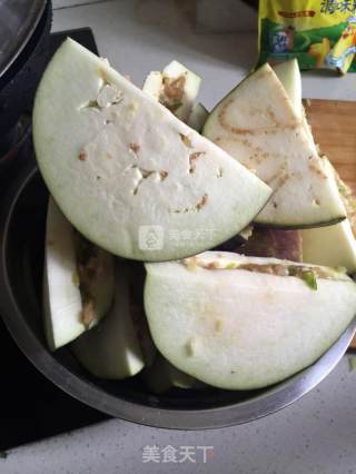 炖茄盒的做法步骤：1