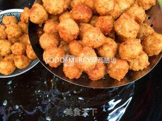 #越吃越FIT#外酥里嫩的豆腐猪肉丸子的做法步骤：8
