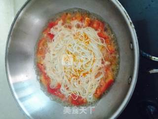 番茄鸡蛋辣椒卤面的做法步骤：9