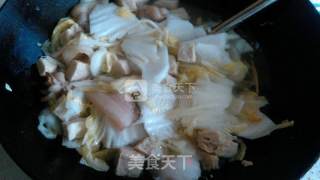 大白菜炖冻豆腐的做法步骤：9