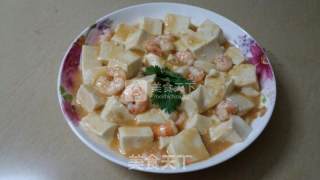 虾仁豆腐的做法步骤：7