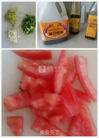 过油肉炒西葫芦片的做法步骤：3