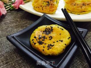 芝麻南瓜饼的做法步骤：11