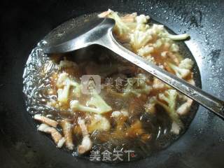 猪肉花菜煮粉丝的做法步骤：6