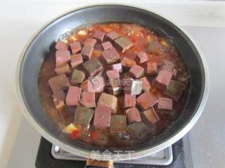 鸭血毛豆的做法步骤：5