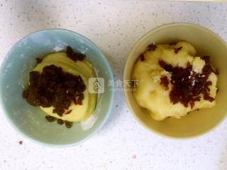 蔓越梅饼干 抹茶提子饼干的做法步骤：7