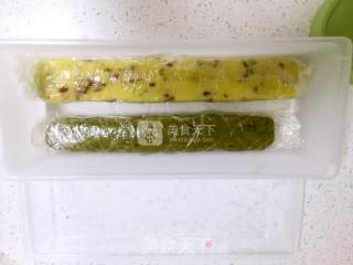 蔓越梅饼干 抹茶提子饼干的做法步骤：9