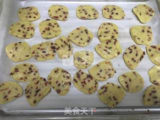 蔓越梅饼干 抹茶提子饼干的做法步骤：12