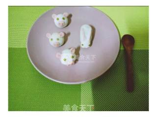 夏日缤纷果味 冰皮月饼的做法步骤：2