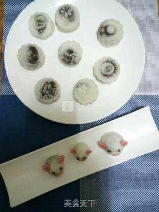 夏日缤纷果味 冰皮月饼的做法步骤：3