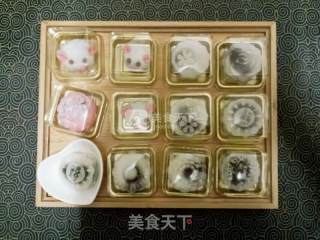 夏日缤纷果味 冰皮月饼的做法步骤：4