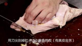 红椒爆猪肚的做法步骤：3