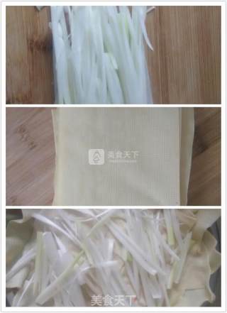 京酱肉丝的做法步骤：2
