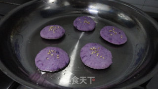 紫薯奶酪饼的做法步骤：7