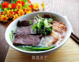鸭血粉丝汤的做法步骤：16