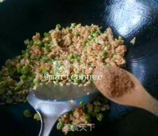 四季豆蛋炒饭的做法步骤：7
