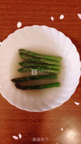 心型帆立贝芦笋拼的做法步骤：7