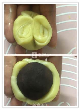 蛋黄酥的做法步骤：12