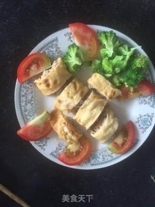 夏日美食——鸡蛋肉卷的做法步骤：7