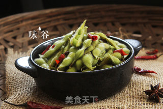 麻辣水煮毛豆的做法步骤：5