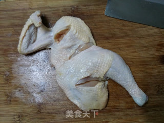 清蒸仔鸡的做法步骤：2