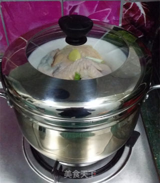 清蒸仔鸡的做法步骤：7