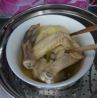 清蒸仔鸡的做法步骤：8