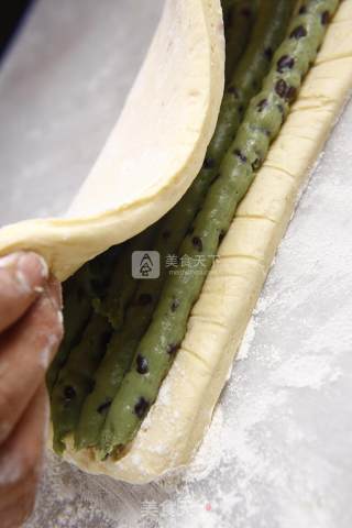 抹茶布里欧面包的做法步骤：3