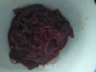 榨菜蒸牛肉的做法步骤：3