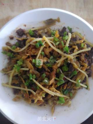 榨菜蒸牛肉的做法步骤：5