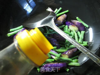 带豆炒茄子的做法步骤：5