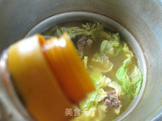 圆白菜牛排骨汤的做法步骤：7