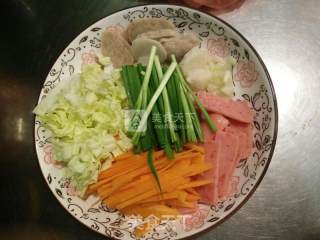 炒面的做法步骤：1
