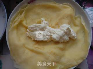 简单易做的奶油班戟的做法步骤：5