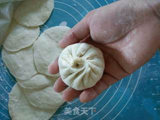 圆白菜猪肉包子的做法步骤：9