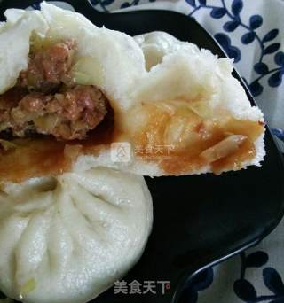圆白菜猪肉包子的做法步骤：14