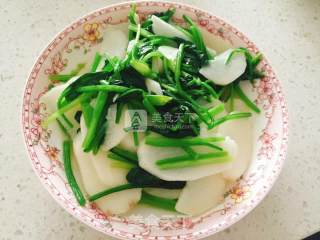 山药菠菜的做法步骤：5