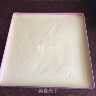 戚风蛋糕卷（小四卷）的做法步骤：7