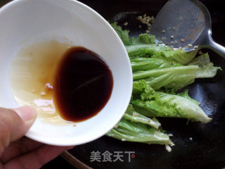 蚝油生菜的做法步骤：6
