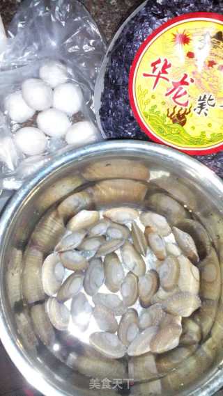 《花蛤紫菜汤》的做法步骤：1