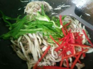 茭白炒肉丝的做法步骤：6
