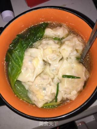猪肉香菇玉米云吞的做法步骤：10