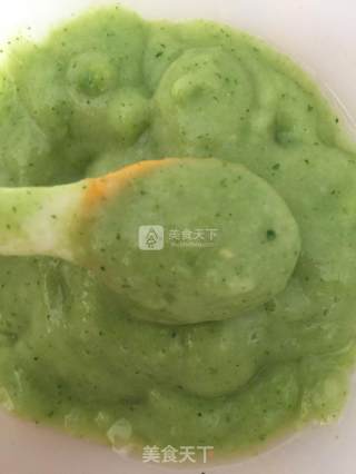 宝宝辅食牛油果西兰花白米粥泥的做法步骤：1