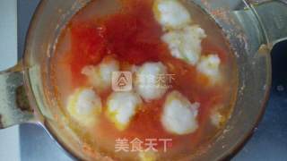 西红柿鱼元汤的做法步骤：9