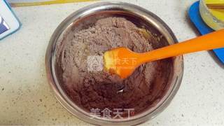 巧克力趣多多饼干的做法步骤：4
