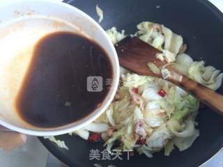 醋溜白菜的做法步骤：19